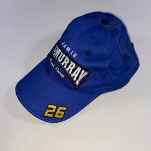 Jamie McMurray Roush Racing 26 Team Caliber Blue Adjustable NASCAR Hat Cap Mens‎